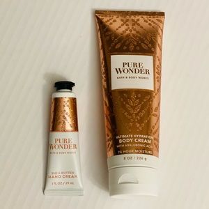 NWT Pure Wonder Hydration Body Cream Hyaluronic & Shea Butter Hand Cream Set